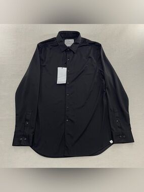 NEW Ministry of Supply Apollo Raglan Sport Shirt Stretch Performance XL Black